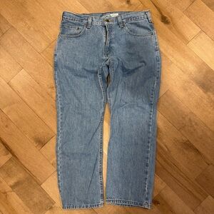 Carhartt light wash relaxed fit jeans 33x28
